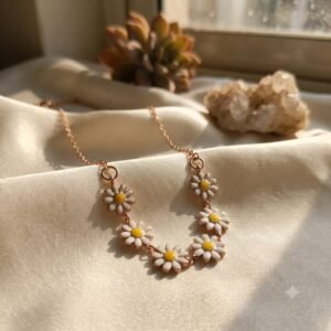 Golden Daisy Pendant