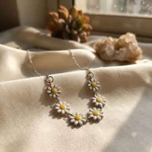 Silver Daisy Pendant