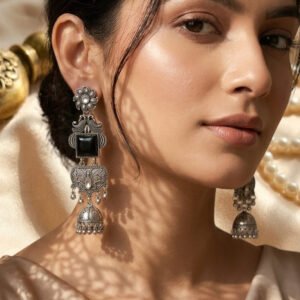 Black Kashmiri Jhumka