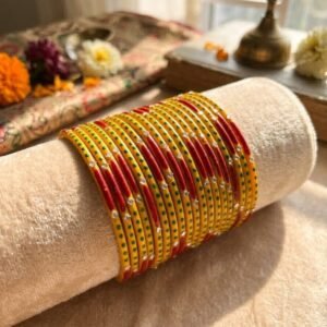Red Yellow Mix Bangles
