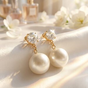 Pearl Drop Studs